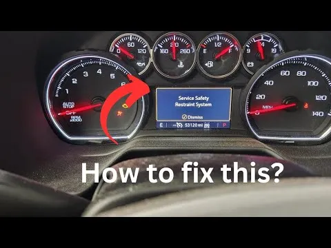 How to Reset Service Safety Restraint System: A Comprehensive Guide
