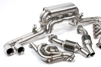 Stainless steel car exhaust system