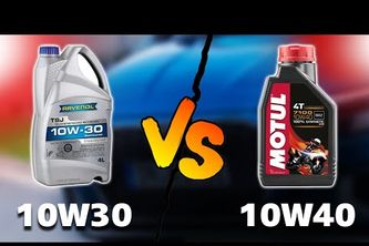 What's the Difference Between 10W30 and 10W40 Engine Oil?