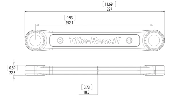 3/8" PROFESSIONAL TITE-REACH EXTENSION WRENCH