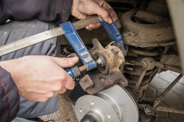 How To Push Back Brake Piston Without Tool?