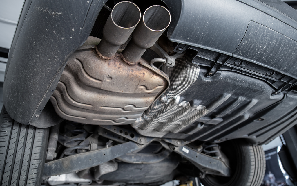 Noise pollution car exhaust system