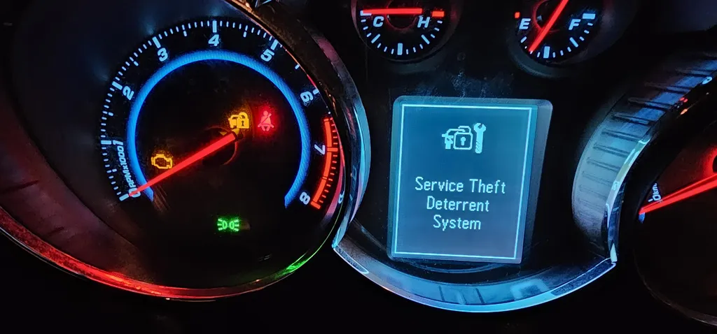 Service Theft Deterrent System Chevy Cruze!?