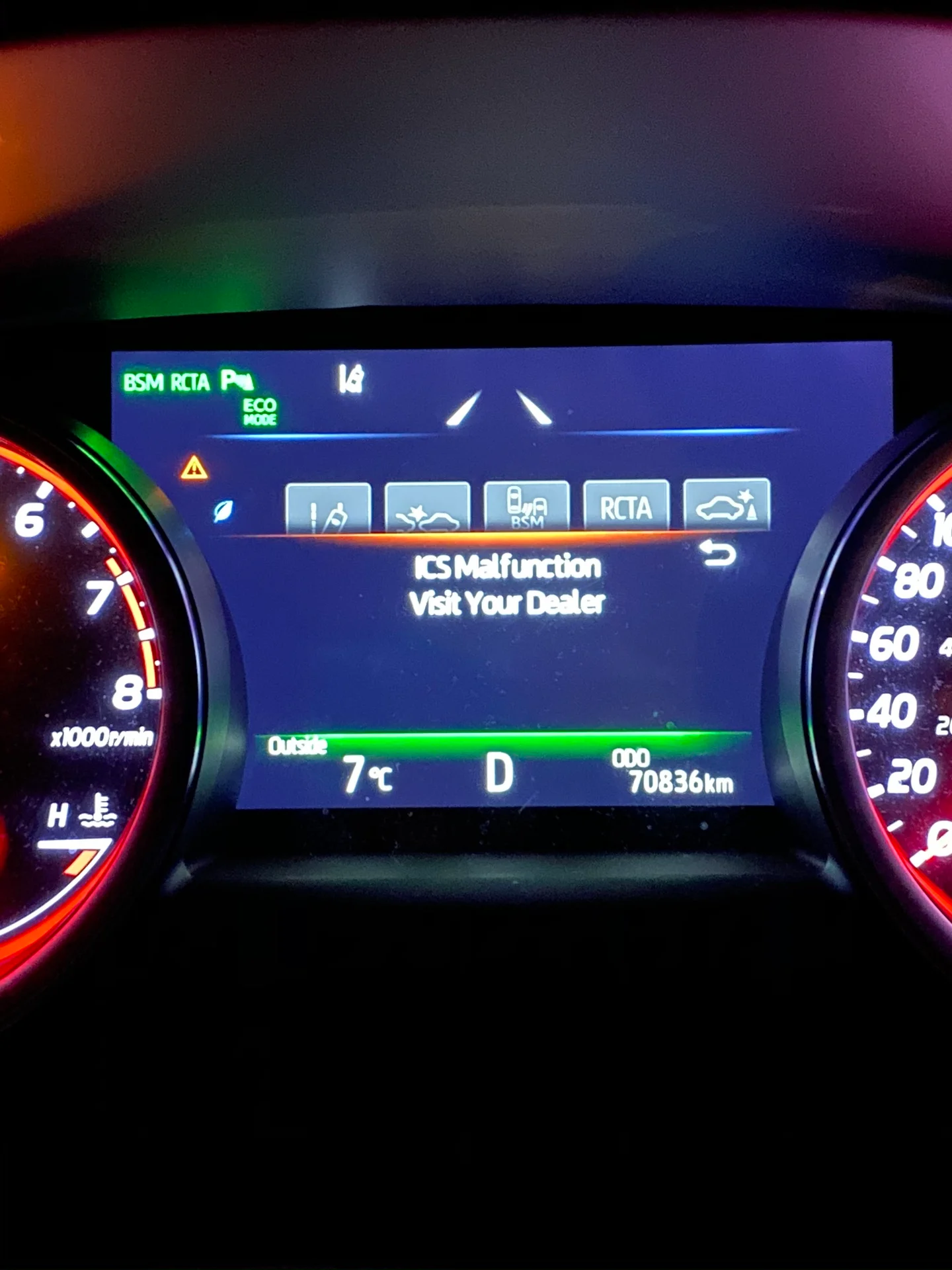 Ics Malfunction Reset Toyota Camry !?