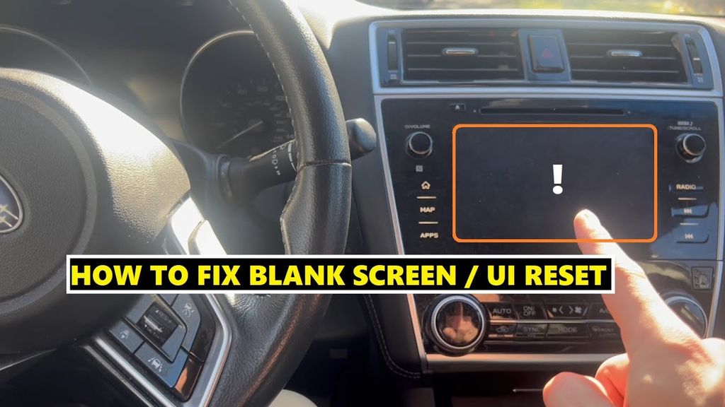 Subaru Outback Display Not Working !?